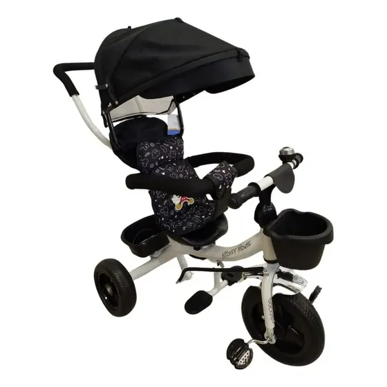 Triciclo Disney Con Asiento Giratorio Y Manija Direccional