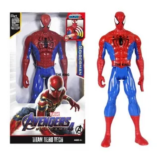 Muñeco Spiderman Articulado - Luz Y Sonido - Grande 30 Cm