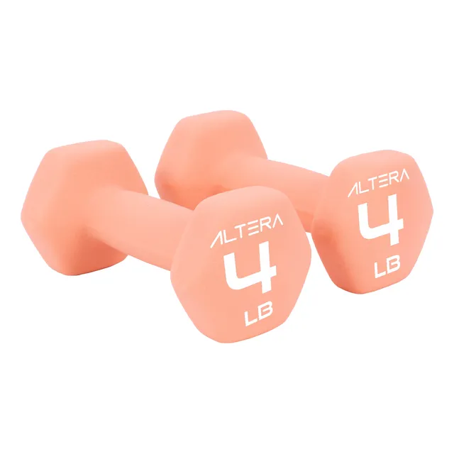 Mancuernas Altera 4 Lbs Kit Par Pesas Hexagonales Ejercicio