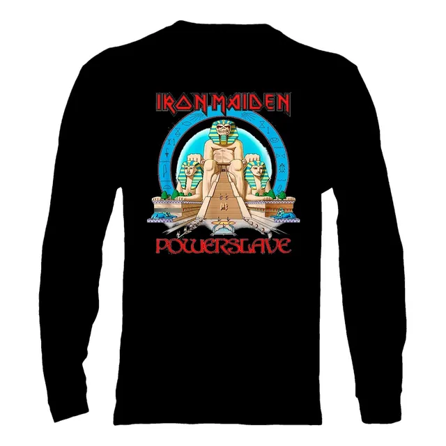 Polera Manga Larga Iron Maiden - Ver 137 - Powerslave