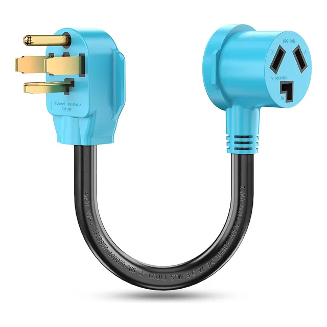 Cable Adaptador Secadora 3 Punta 4 Azul Secador 3p Casa