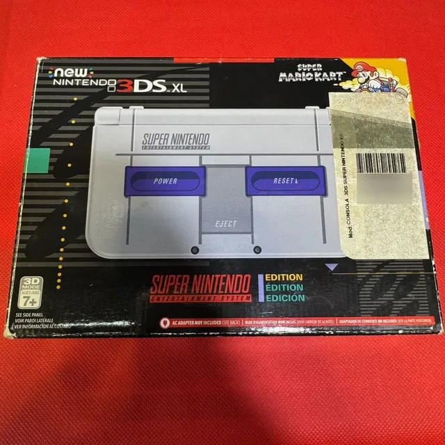 Consola New Nintendo 3ds Xl Super Nintendo Edition En Caja