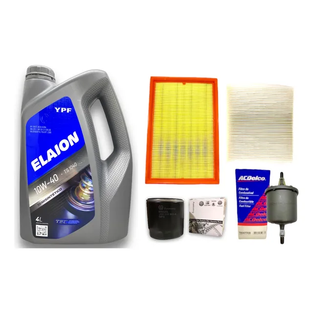 Kit Service Aceite Ypf F30 + 4 Filtros Volkswagen Suran Fox