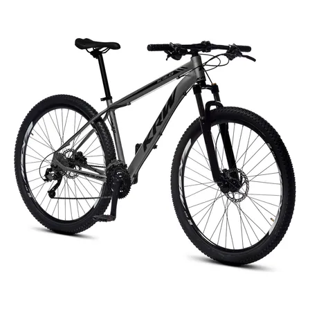 Bicicleta Aro 29 Krw Alumínio 24 Vel Freio A Disco X42 Cor: Grafite/preto Fosco Tamanho Do Quadro: 21