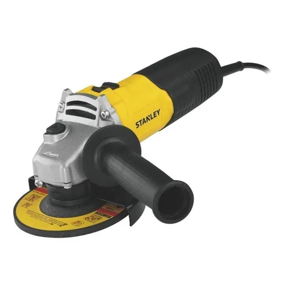 Amoladora angular Stanley SG6115-B2 color amarillo 620 W 220 V + accesorio