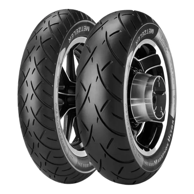 Par Pneu Metzeler 130/90b16 + Mu85b16 Me888 Moto