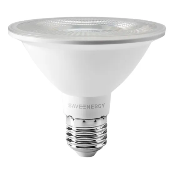 20 Lâmpadas Led Par30 10w 38° 780lm 3000k E27 Crystal