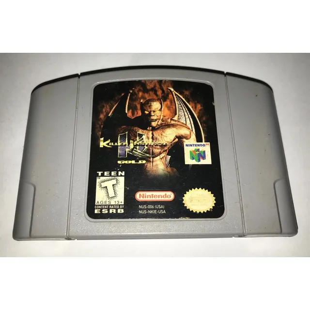 Juego Killer Instict A Consola De Nintendo 64 N64 Cartucho