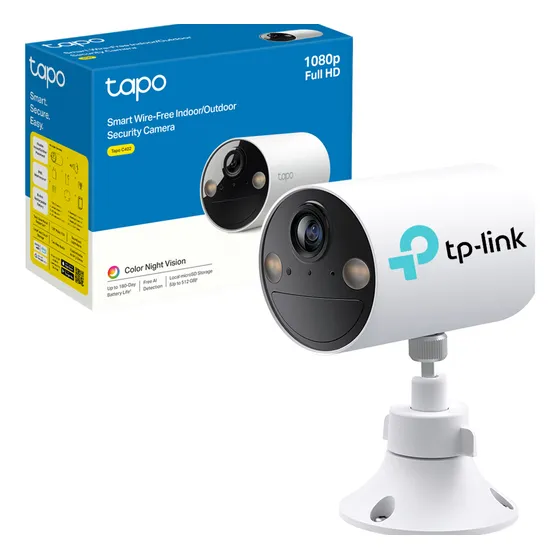 Camara Exterior Wifi Tplink Tapo Bateria Nocturna Color M Sd