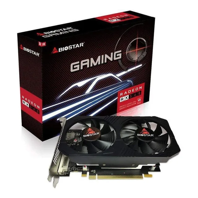 Tarjeta De Video Biostar Rx560 4gb Gddr5 Amd Radeon Hdmi Dp