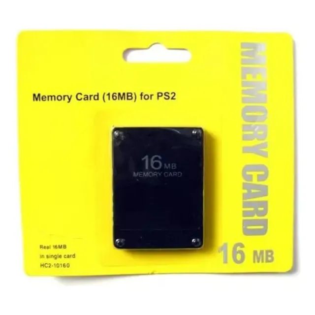 Memory Card 16 Mb Para Ps2 Playstation 2 Tarjeta De Memoria 
