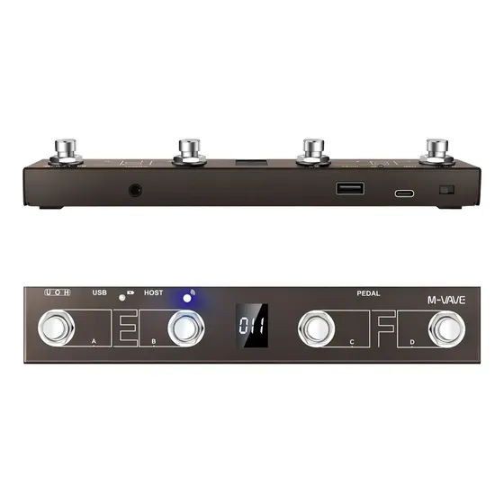 Chocolate Plus M-vave Pedal Controlador Midi Sem Fio Bt