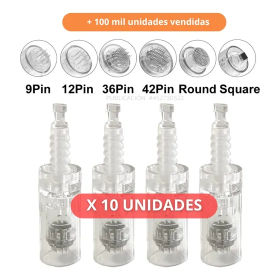 Agujas Para Dermapen De 36 Entrada Presión-entrega Inmediata