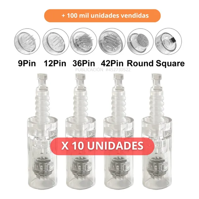 Agujas Para Dermapen De 36 Entrada Presión-entrega Inmediata