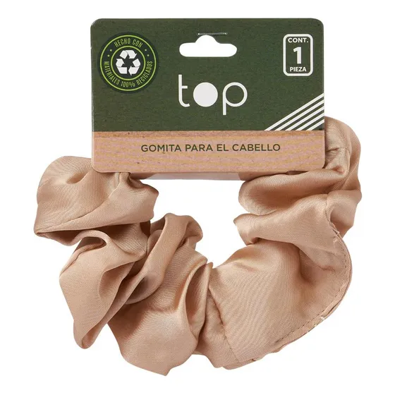 Gomita Para El Pelo Top Eco Satinada 1 Unid Colores Surtidos