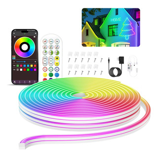 6m Faixa Luzes Led Neon Wifi Rgb à Prova D'ågua Ajuståvel 6m Faixa Luzes Led Neon Wifi Rgb à Prova D'ågua Ajuståvel