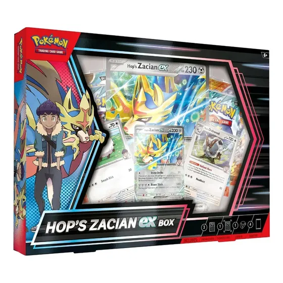 Pokémon Trading Card Game: Hop's Zacian Ex Box