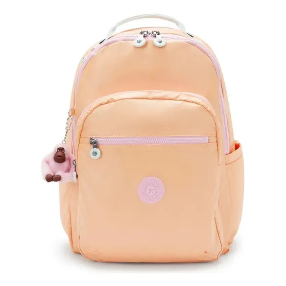 Mochila Escolar Kipling Seoul Magical Orange Cor Laranja