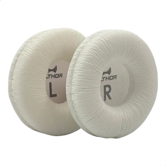 Par De Almofada Compativel Com JBL Tune 600 T500 T500bt T450 T450bt Cor Branco Althor ELE0043U