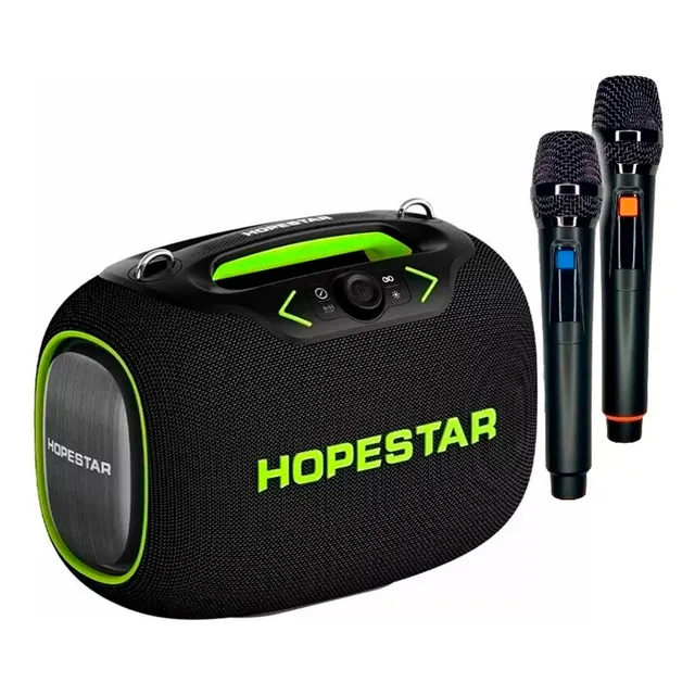 Bocina Portatil Bluetooth Recargable 120w Tripie Microfonos