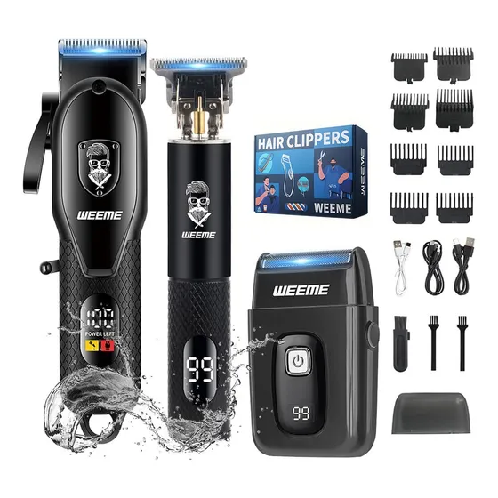 Maquinas Para Cabello Weeme Kit De Cortadoras Profesional