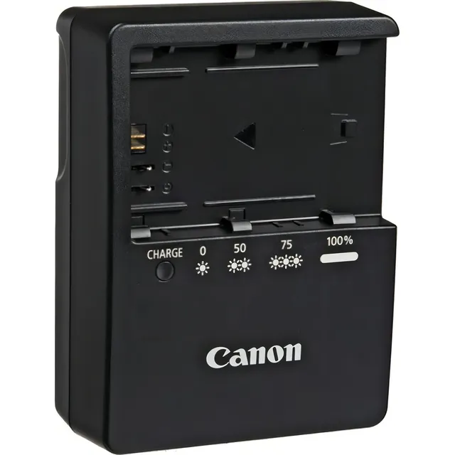 Cargador para batería Canon LP-E6 con indicador de carga y capacidad de batería práctico liviano portable carga rápida