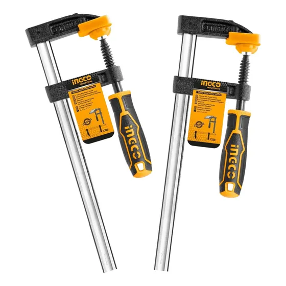 Pack X2 Prensa Sargento Tipo F 50 X 150mm Industrial Ingco