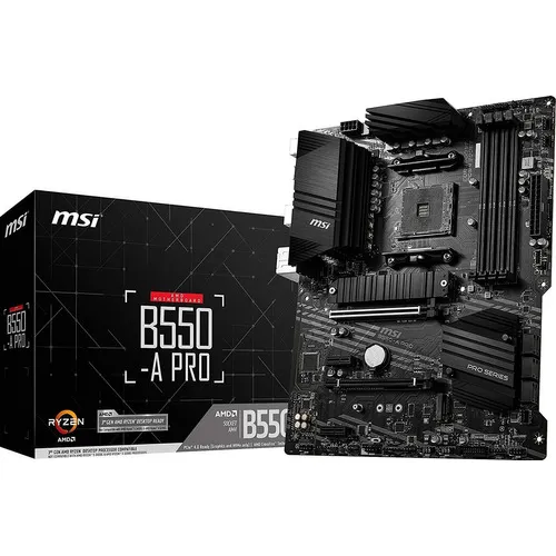 Msi B550-a Pro Proseries Motherboard (amd Am4, Ddr4, Pcie