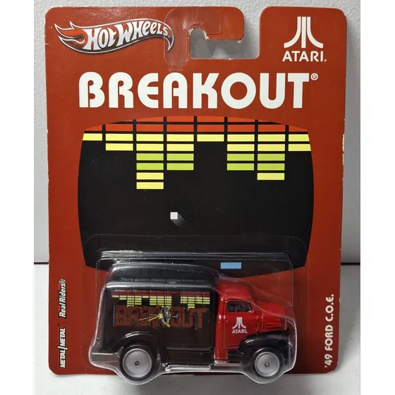 Mattel Hot Wheels 1:64 Breakout 49 Ford Coe Atari 2012 Gomas Rojo