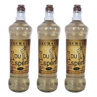 3 Cachaças Mineira Artesanal Du Esperto Ouro 960ml 3 Cachaças Mineira Artesanal Du Esperto Ouro 960ml