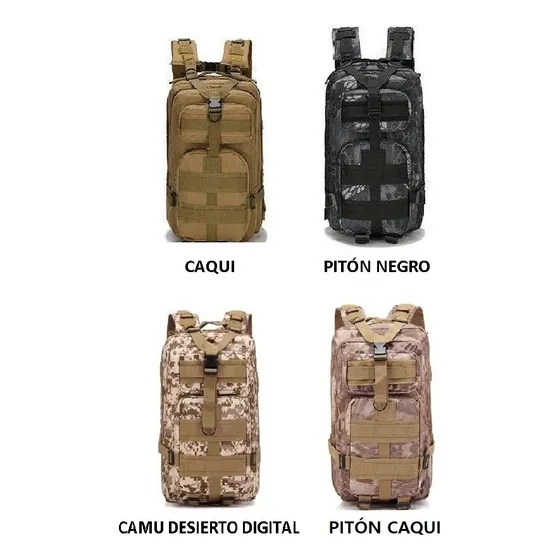 Bolso Morral Tactico Militar 30l Multifuncional Crossfit 