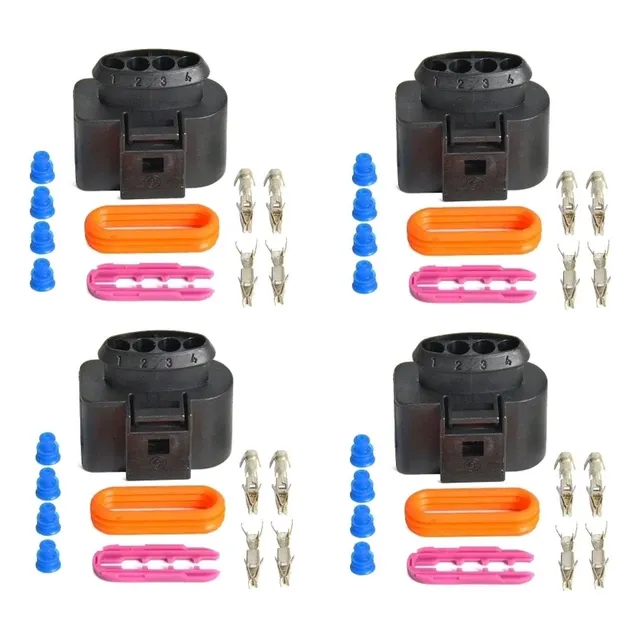 4 Kit Reparación Arnes Conexión Bobina Encendido Vw Seat Aud