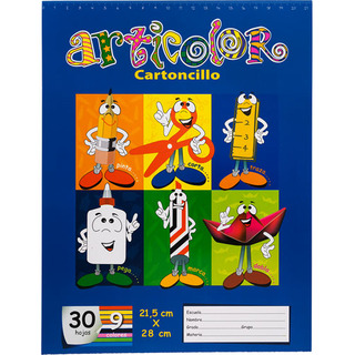 Block Articolor Constructivo Cartoncillo 30 Hojas (2pzs) Block Articolor Constructivo Cartoncillo 30 Hojas (2pzs)
