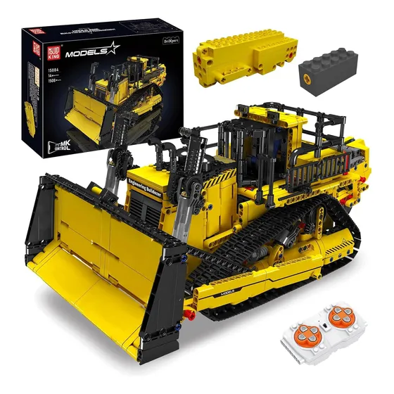 Bloques De Construcción De Excavadoras Técnicas Bulldozer