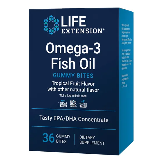Gomitas De Aceite De Pescado Con Omega-3 Supplement Life Ext