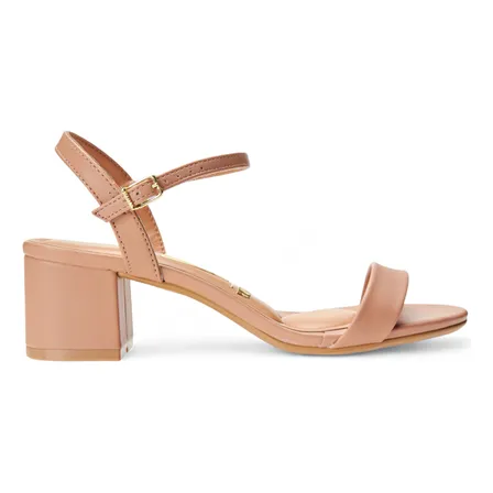 Sandália Casual Feminina Salto Bloco Médio Vizzano