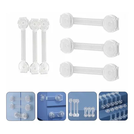 Pack 20 Seguros Niños Bebé Puertas/ Cajones/ Refrigerador