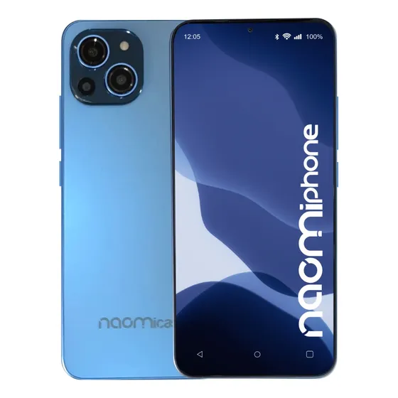 NaomiPhone N4 Max 4+128 Gb, Azul Pantalla 6.5 