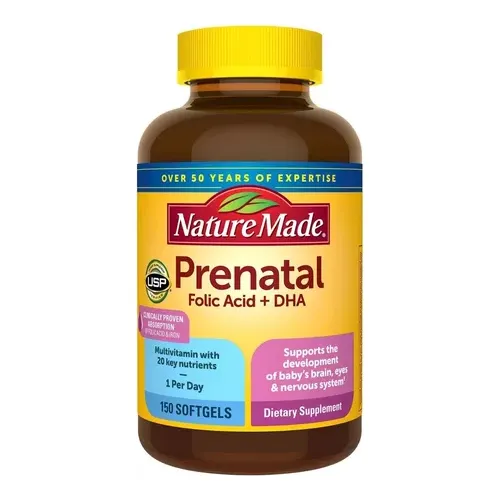 Nature Made Prenatal Acido Folico + Dha 150 Cápsulas 