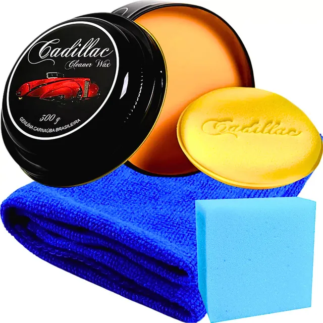 Cera Limpadora 300g Cadillac Cleaner Wax Pano De Microfibra
