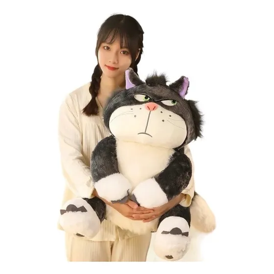 Peluche Gato Lucifer Princesa Hermoso Grande 50 Cm