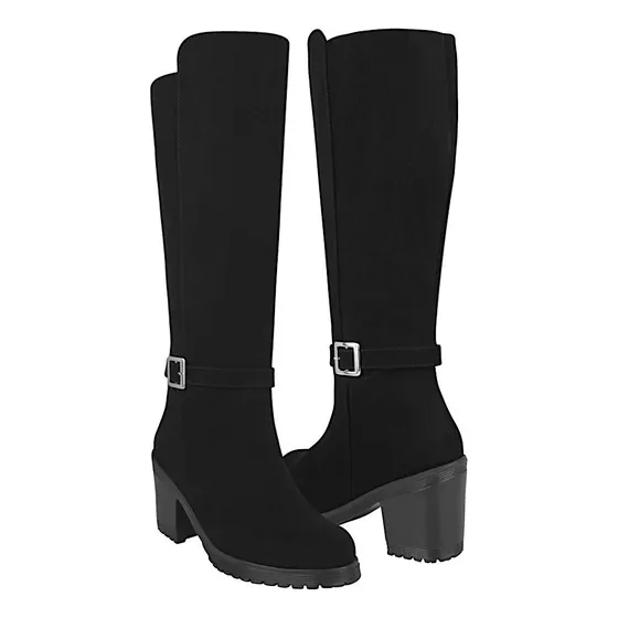 Botas Dama Stylo16745 Suede Negro