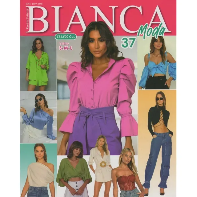 Patrón Molde Revista Bianca Moda 37 En Papel Fisica