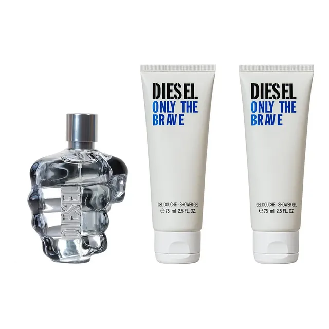Perfume Diesel Only Brave M, 4.2 Onzas/125 Ml, Juego De 3