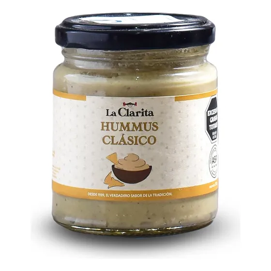 Hummus X200gr La Clarita Apto Vegano Certificado