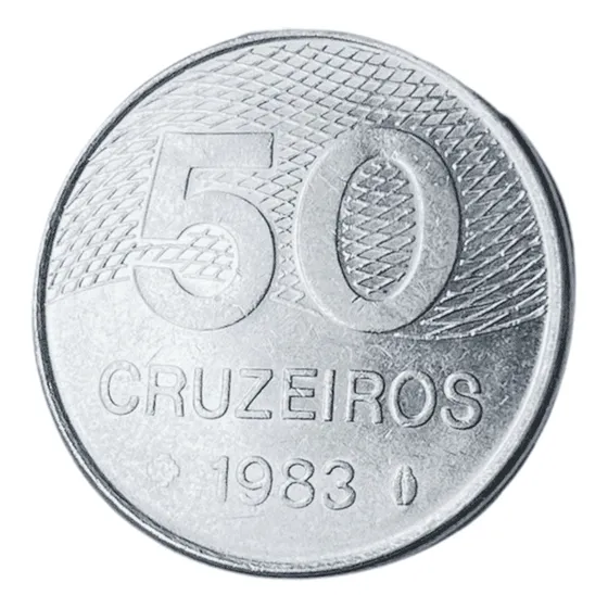 Moeda Do Brasil  - 50 Cruzeiros (1986)