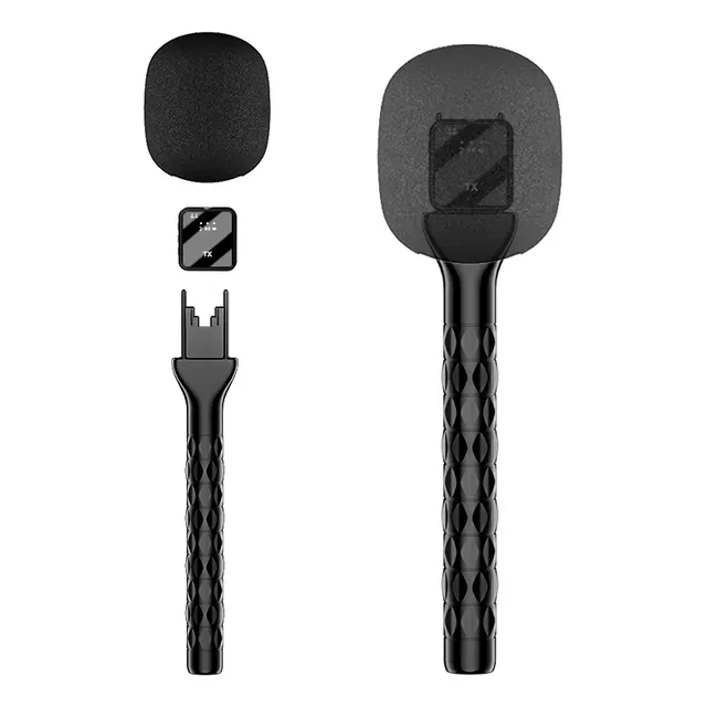 Adaptador De Micrófono Inalámbrico Para Entrevistas Bomge