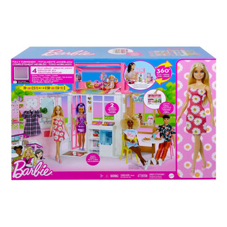 Barbie Playset Casa Glam Con Muñeca Orig.mattel Hcd48 Barbie Playset Casa Glam Con Muñeca Orig.mattel Hcd48