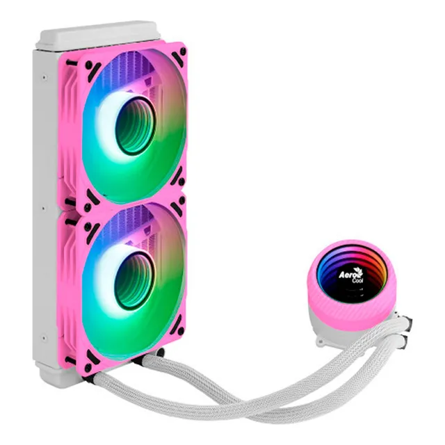 Enfriamiento Liquido Aerocool Mirage L240 Pink Argb 240mm 