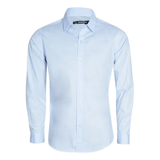 Camisa Lisa Basica De Lycra Dogma Poplin De Vestir